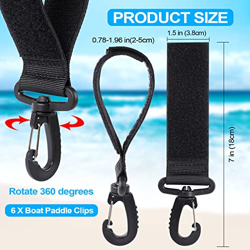 6-Pack Adjustable Kayak Paddle Holders - Paddle Board Accessories