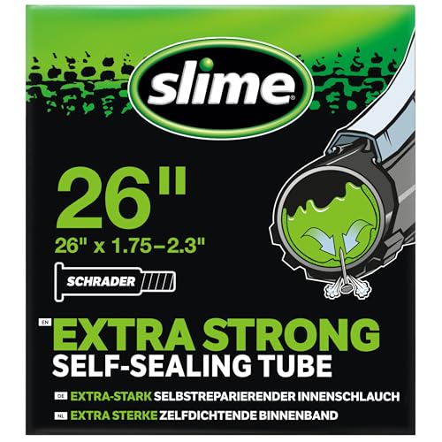 Extra Strong Self-Sealing Bicycle Tube 26" x 1.75-2.125" Schrader