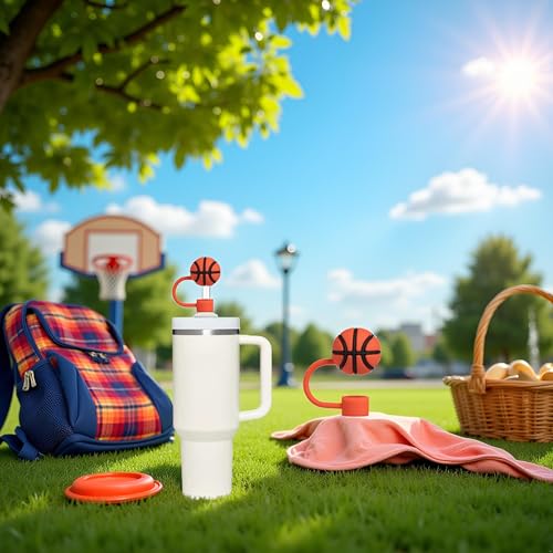 Silicone Straw Covers for Stanley 30 & 40 Oz Tumblers - Reusable Dust-Proof Cap