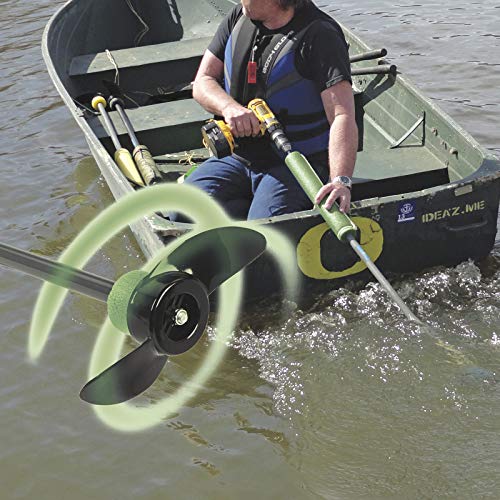 Drill Paddle for Canoes, Kayaks, Pontoons, & Watercraft