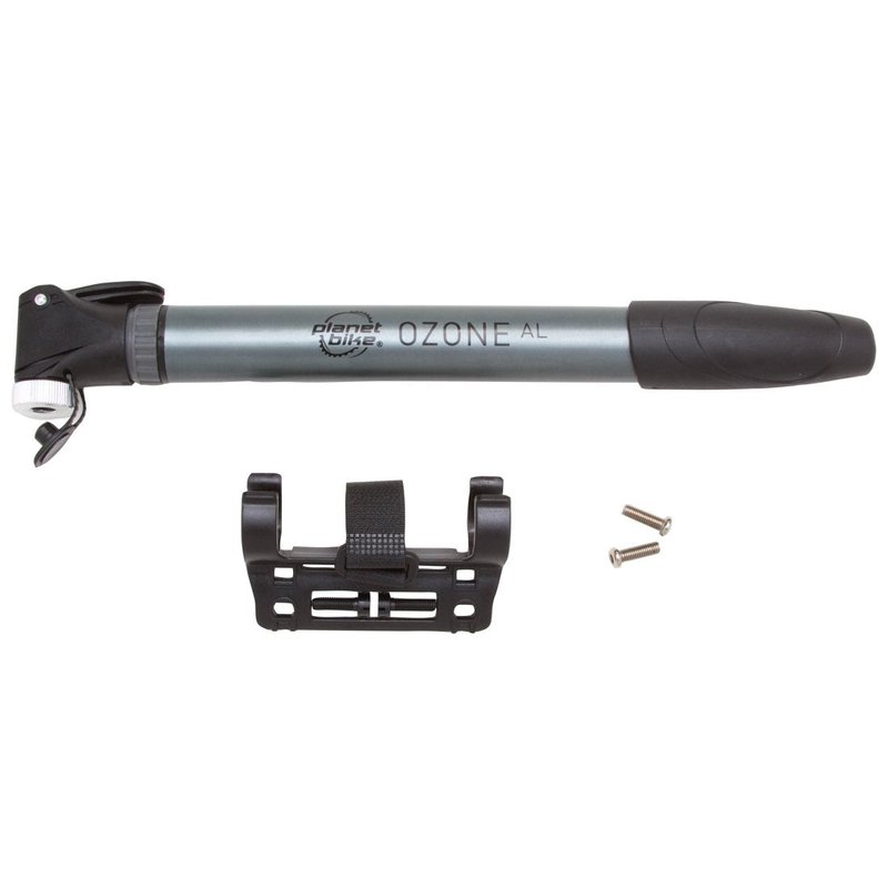Planet Bike Ozone AL mini bike pump,Silver