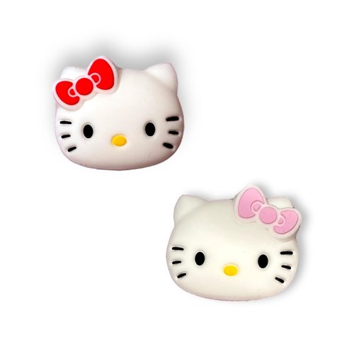 KOZUKI Tennis Shock Absorber Cute, Cute Tennis Racket Dampeners, Tennis Racket Shock Absorber Pink, Animal Tennis Dampeners Set 0f 2 for Adults for Kids (CAT)