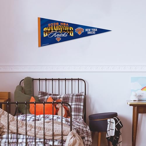 New York Knicks 12" x 30" Felt Wall Pennant - NBA Champions