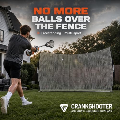 Lacrosse Backstop - 21' x 11' Pop-Up Training Barrier with Case