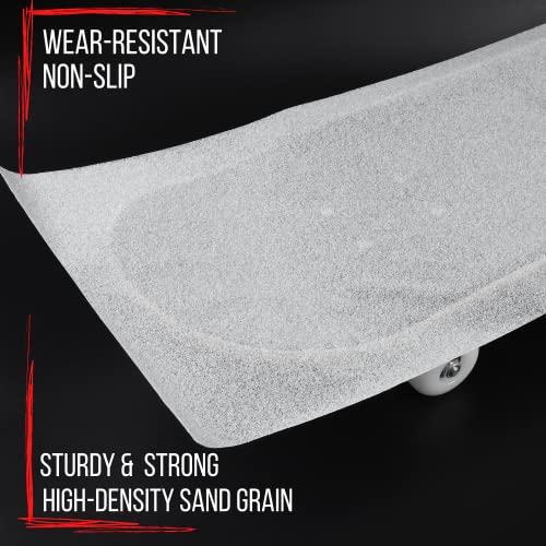 Mr. Pen Clear Skateboard Grip Tape 39.4" x 10.6" Tear-Proof