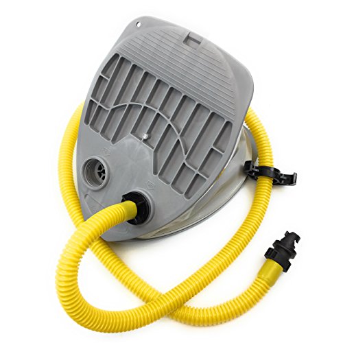 Seamax 7L Single Stage Foot Pump for Inflatable Boats, Max 3.6 PSI, Supports Inflation & Deflation