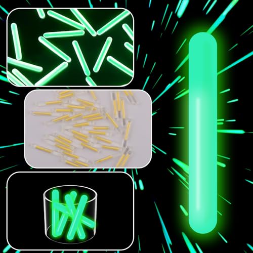 50PCS Mini Glow Fishing Float Light Sticks - Night Fishing