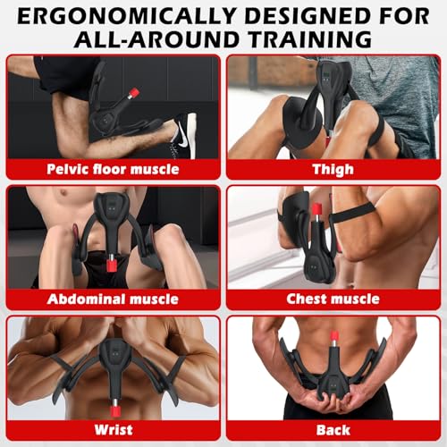 Adjustable Resistance Thigh Trainer - 0-100 lbs for Pelvic Floor & Kegel Exercises