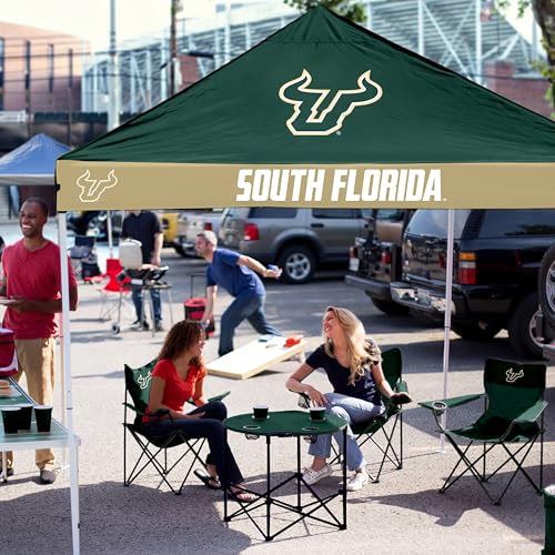 9x9 Foot Tailgating Canopy Tent with Vented Roof & Carry Bag