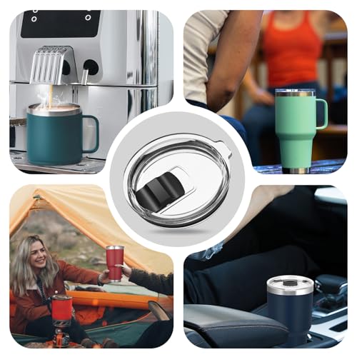 30 oz Replacement Lid for YETI Tumblers - Snug Fit, Magnetic Slider