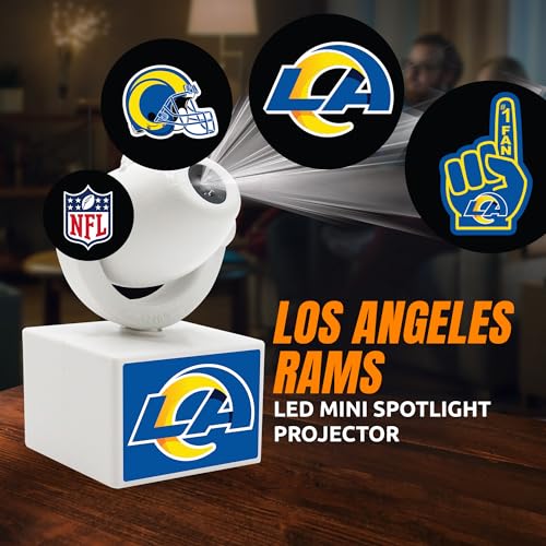 Los Angeles Rams LED Mini Spotlight Projector - Portable & Adjustable