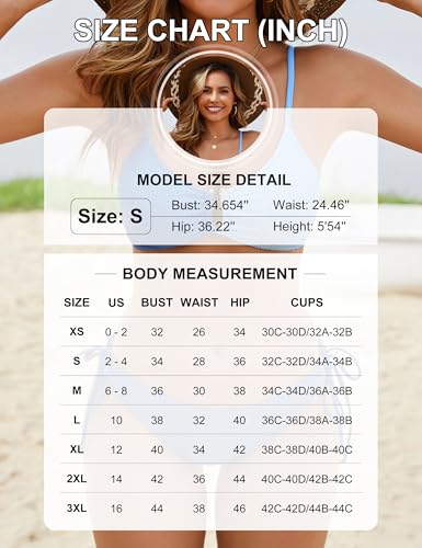 Blooming Jelly Women's Cheeky Bikini Set Medium Black - Sexy Swimsuit