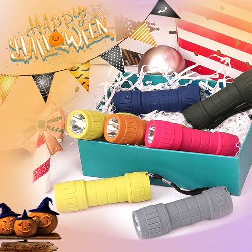 24-Pack Small Flashlights Set, Super Bright 100 Lumen LED Flashlight Pack with 72-Piece AAA Batteries Included, Mini Flashlight, Outdoor Flashlight for Camping, Hiking, Emergency