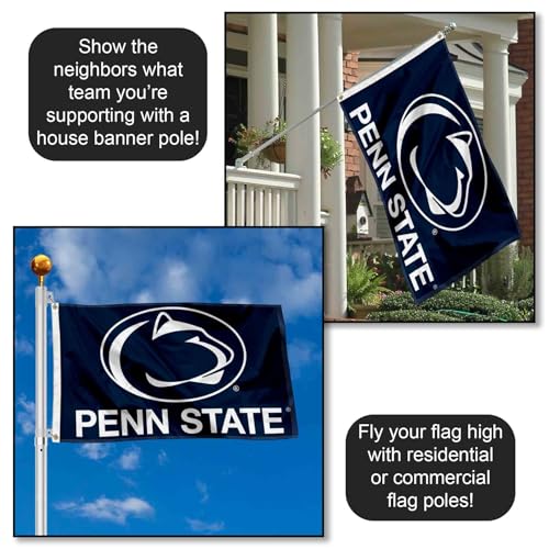Penn State Nittany Lions Large College Flag - 3'x5' Durable Polyester