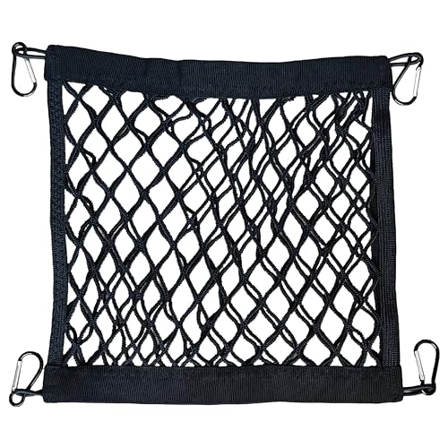 Helmet Holder for Backpack - Elastic Helmet Cover with 4 Carabiners