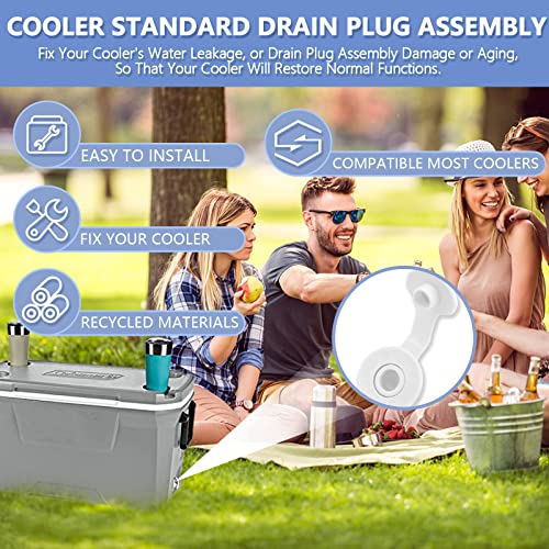 Cooler Drain Plug Replacement Kit - 1.5" Shaft Length