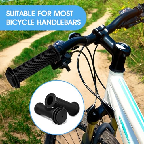 Kids Bike Handlebar Grips - 22mm TPE Rubber Soft Anti-Slip - 2 Pcs