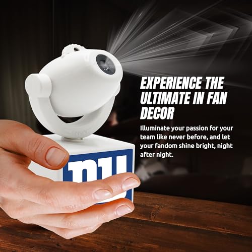 New York Giants LED Mini Spotlight Projector - 6 Team Logos