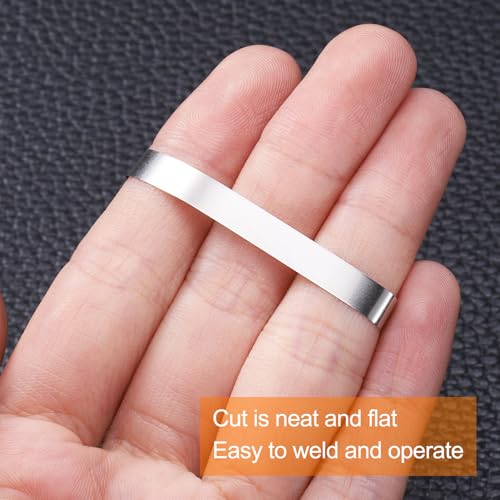 HARFINGTON Pure Nickel Strip 0.1 x 8mm 16.4ft 99.6% Nickel Solid Pure Nickel Strips for Lithium Battery Packs Car Nickel Solder Tap for Cell Battery Pack Spot Welding and Soldering