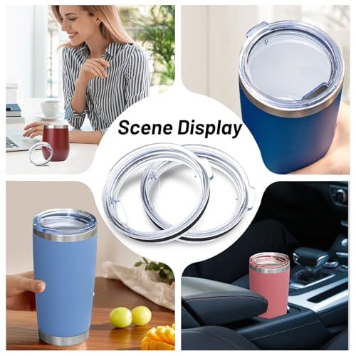 30 oz Replacement Tumbler Lids - Splash-Proof, 6 Pack