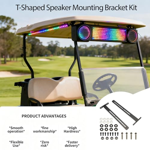 ZGTools Golf Cart Soundbar Mount T-Bracket for SE18, SE26, SEDS32