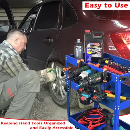 MUTUACTOR Super Power Tool Organizer Heavy Duty,Magnetic Mount Drill Holder Tool Storage,Anti-slip Magnetic Impact Drilling Driver Wrench Holder for Indoors Installation Repair Fixing