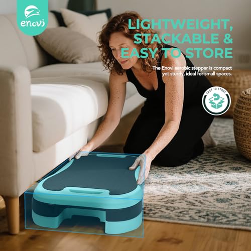 Aerobic Step Platform with Soft Cushion & 2 Adjustable Heights