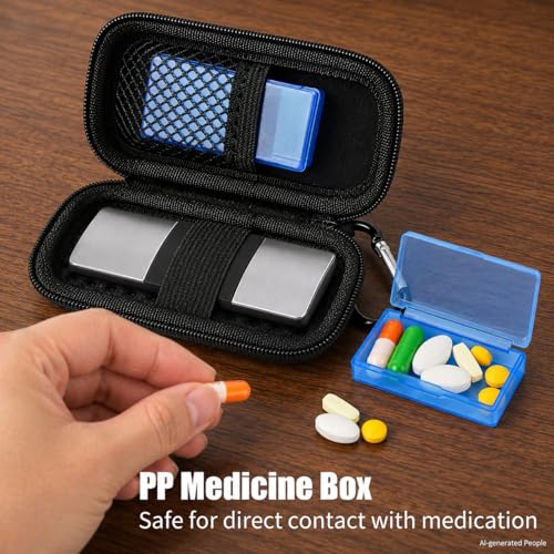 Hard EKG Monitor Case for KardiaMobile 1-Lead 6L - Dark Black