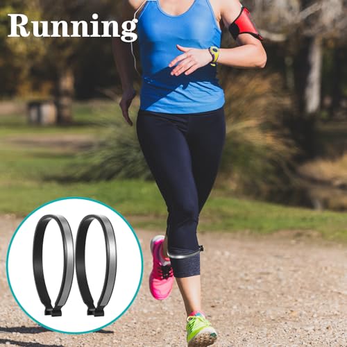 Reflective Cycling Trousers Clips - 4 Pack Elastic Ankle Cuffs