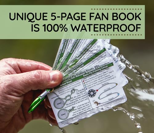 ReferenceReady Fly Fishing Knot Cards: Waterproof Pocket Guide to 14