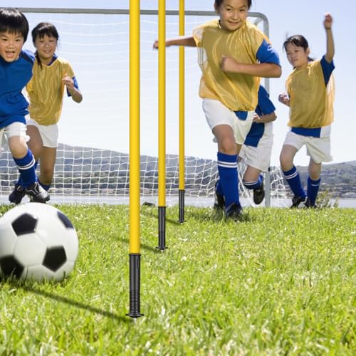 Heavy Duty Soccer Corner Flag Spikes - Agility Training Poles