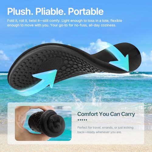 Quick-Dry Water Shoes for Women & Men - Black, Sizes 7-8 Women/6-7 Men