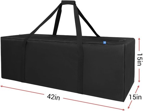 COOLBEBE 42" Sports Duffle Bag - 150L Extra Large Travel Bag | Water Resistant & Durable, Black