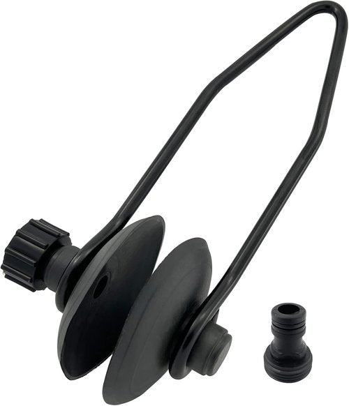 ISURE MARINE Universal Round Muff Motor Flusher - Efficiently Flush Sand & Salt from Outboard Motors