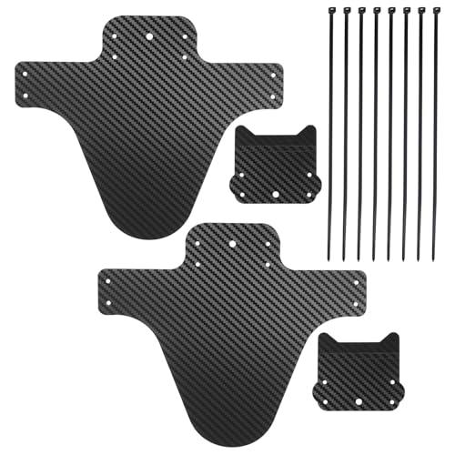 Mountain Bike Fenders Set - Adjustable Front & Rear Mudguards