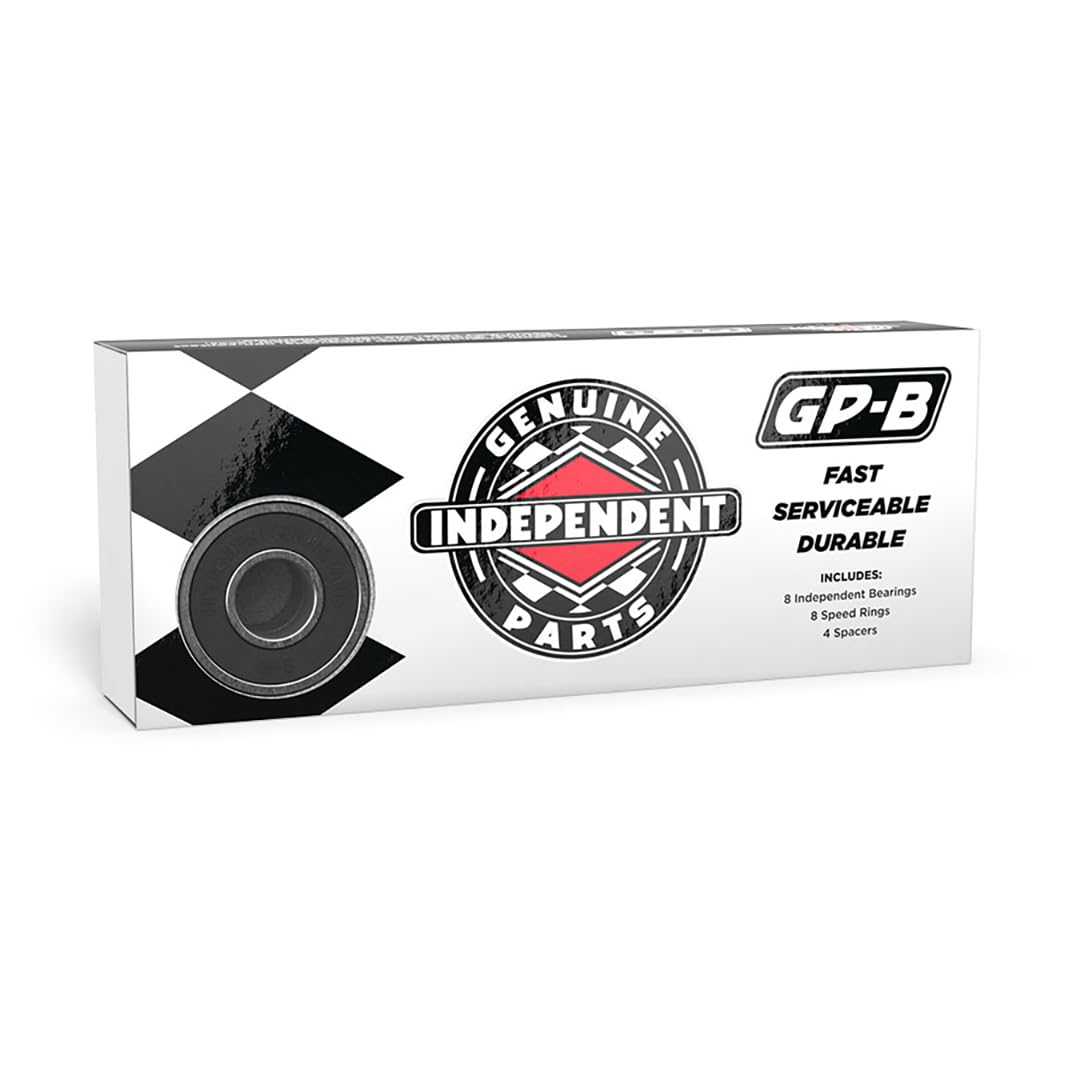 INDEPENDENT Genuine Parts GP-B Box/8 Skateboard Bearings, 1 Set