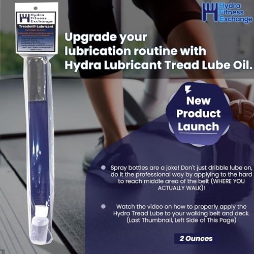 Treadmill Lubricating Kit - Non-Toxic Silicone Lube with 16" Applicator