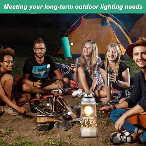 20Pcs Propane Lantern Mantles - Thorium-Free, Durable Outdoor Lighting