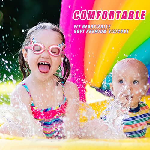 Kids Toddler Swim Goggles - Shark & Unicorn Variants