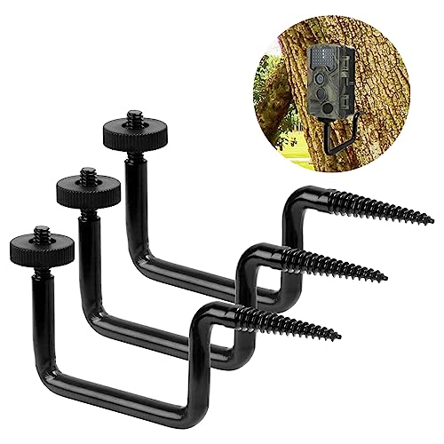 Trail Camera Mounts 3-Pack - Secure Tree Bracket for Hunting & Wildlife