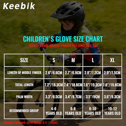Kids Dirt Bike Gloves KV1 / X-Large (10-12 Yrs) Motorcycle BMX Mountain ATV Riding Gloves