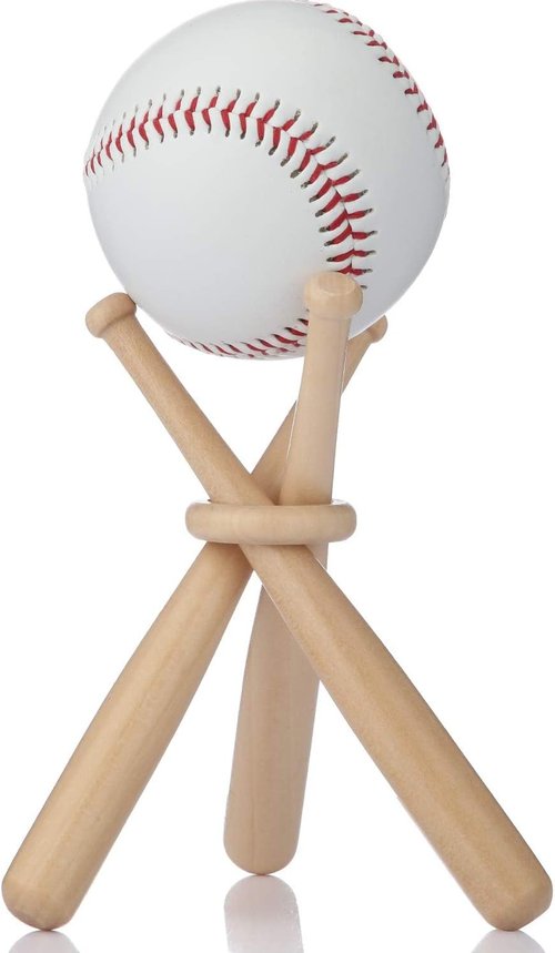 Honoson Baseball Display Stand - Wooden Centerpiece Holder for Sports Lovers | 1 Pack