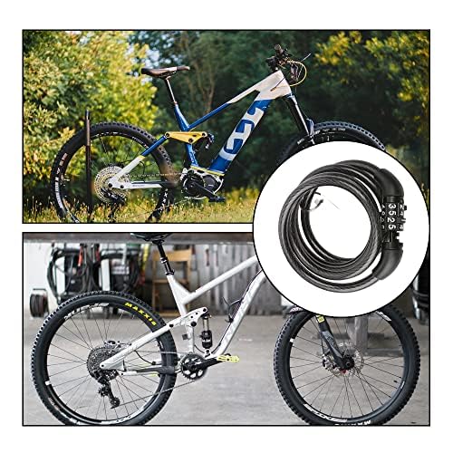 Combination Lock Cable Chain - Detachable Bike & Motorcycle Security
