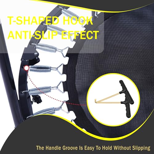 Trampoline Spring Puller Tool - 2 Pack T-Hook Accessories