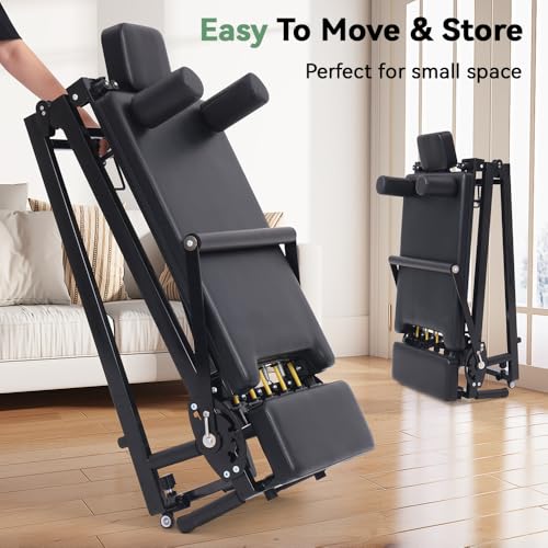 Foldable Pilates Reformer Machine with Dual Resistance System