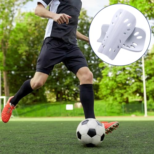 ANCIRS Youth Soccer Shin Guards 2 Pair with EVA Cushion, Breathable Shin Guard Sleeves