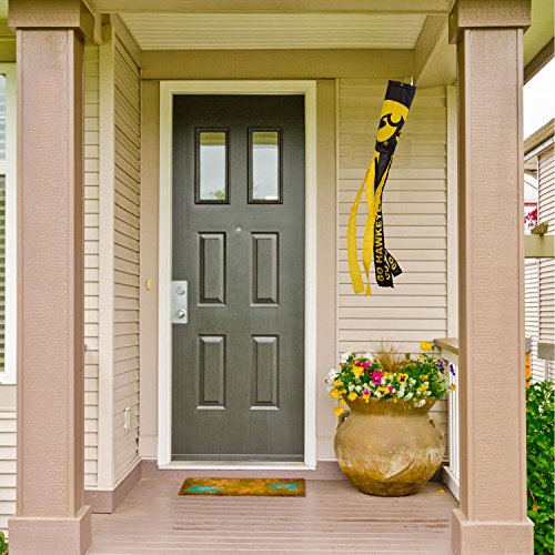 Iowa Hawkeyes 40 Inch Windsock with Team Colored Streamers