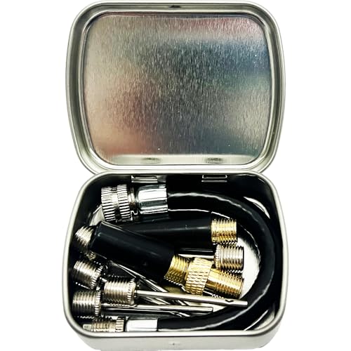 Universal Air Pump Adapter Kit with Presta Valve & Inflation Needles
