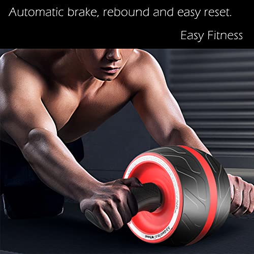Ab Wheel Roller with Automatic Rebound - Black