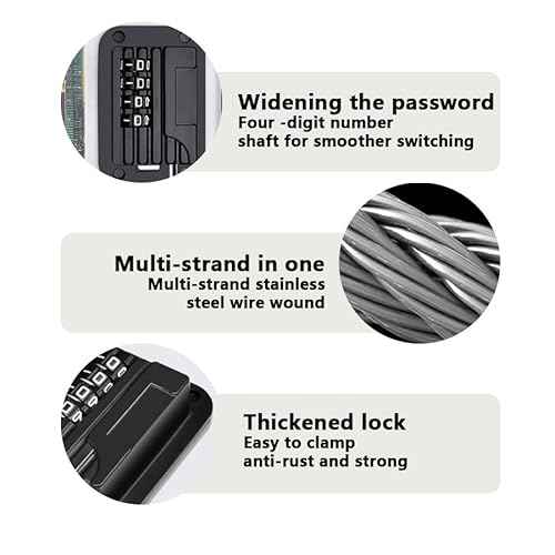 8 pcs Refrigerator Lock Fridge Freezer Door Lock with 4 Digit Lock Password, Mini Proof Door Lock for Kitchen Refrigerator, No-Drill Cabinet Locks for Windows,Closets,Drawers Doors(Black)